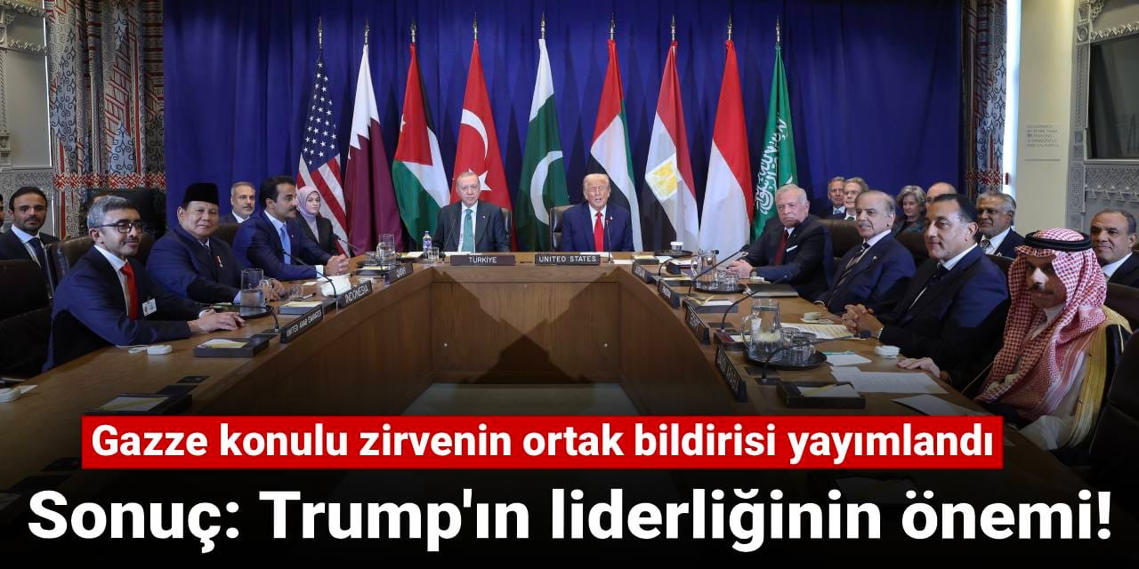 gazze konulu zirvenin ortak bildirisi yayimlandi L5aghM9b