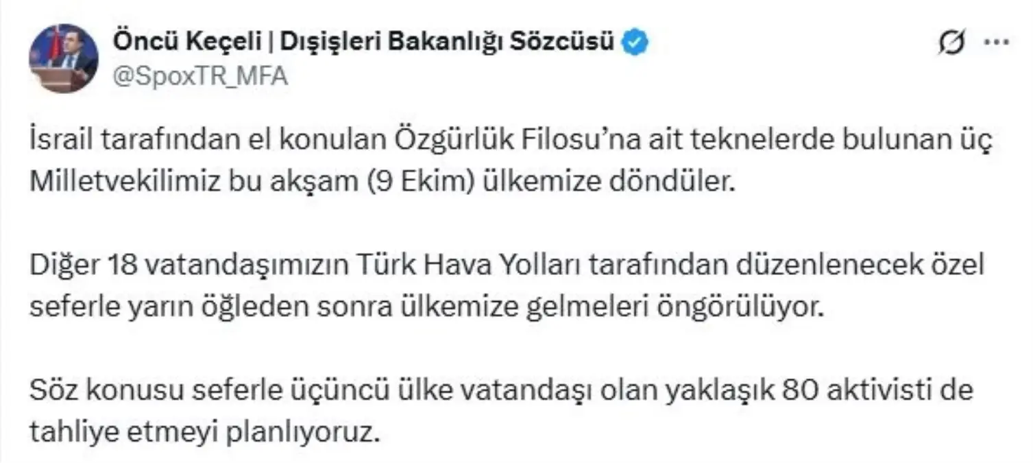 disisleri bakanligindan ozel sefer aciklamasi 18 turk vatandasi donecek WcQsPG7A